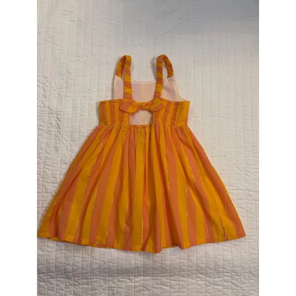 Rachel Zoe Little Girls 2-Pack Sundresses - Size 4 (NWT) Floral & Stripe Set